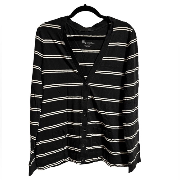 ALFRED SUNG Sweaters - PURE by Alfred Sung striped cardigan